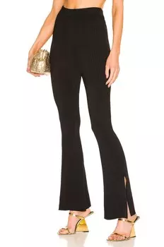 Брюки Michael Costello x REVOLVE Alessa, цвет Black Metallic