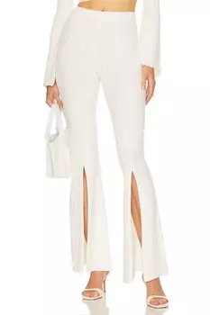 Брюки Michael Costello x REVOLVE Amaran Knit, слоновая кость