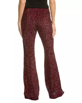 Брюки Michael Kors Collection с ручной вышивкой, красный