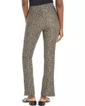 Брюки Michael Kors Giraffe Split Hem Leggings, хаки