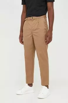 Брюки Michael Kors, коричневый