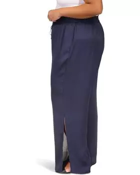 Брюки Michael Kors Plus Size Solid High Slit Pants, цвет Midnight Blue