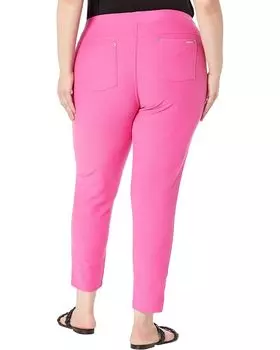 Брюки Michael Kors Plus Size Solid Pull-On Leggings, цвет Cerise