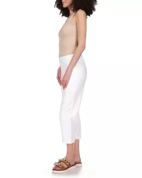 Брюки Michael Kors Solid Rolled Cuff Pants, белый