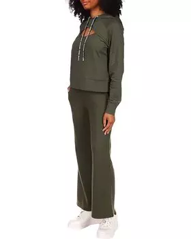 Брюки Michael Kors Terry Kick Flare Pants, цвет Ivy