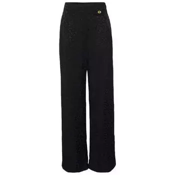 Брюки Michael Kors Wide Leg Pants, черный