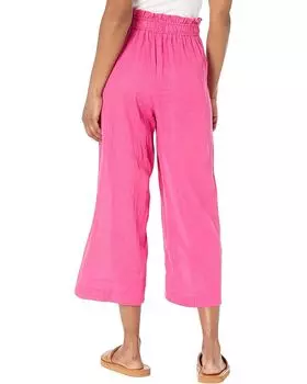 Брюки Michael Kors Wide Leg Tie Front Pants, цвет Cerise