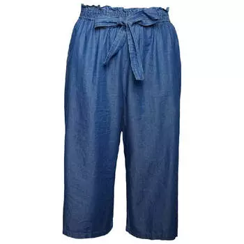 Брюки Michael Kors Wide Leg Tie Front, синий