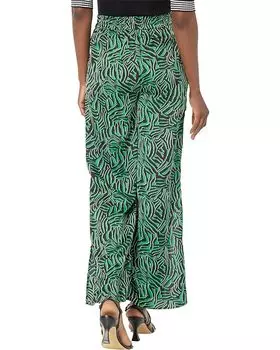 Брюки Michael Kors Zebra High Slit Pants, цвет Spring Green