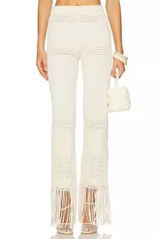 Брюки Miciel Nanushka, creme