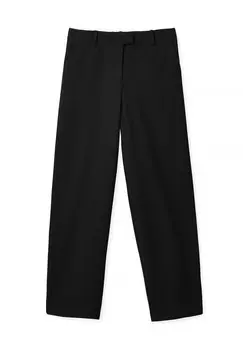 Брюки MID WAIST BARREL LEG NA-KD, черный