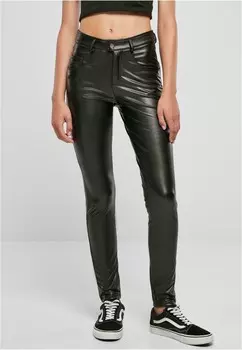 Брюки MID WAIST Urban Classics, черный