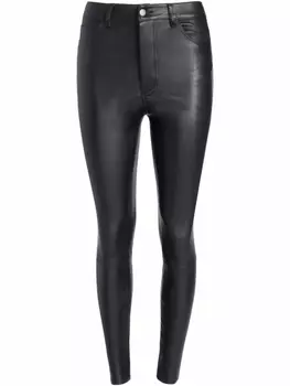 Брюки Mikah с завышенной талией alice + olivia, черный