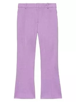 Брюки мини-ботинок Le Crop Frame, сиреневый