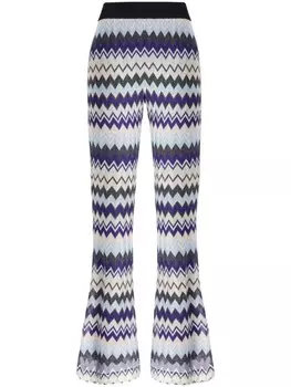 Брюки Missoni зигзагообразной вязки, синий