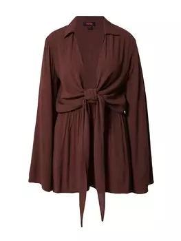 Брюки Misspap Pantsuit, цвет Chocolate