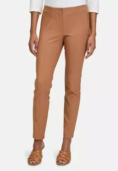 Брюки MIT BGELFALTE Betty Barclay, коричневый