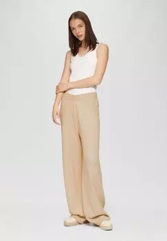 Брюки MIT ELASTISCHEM BUND QS, бежевый