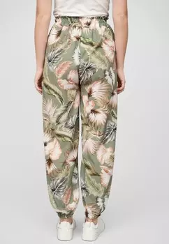 Брюки MIT GUMMIBUND UND ALL OVER Cloud 5ive, зеленый