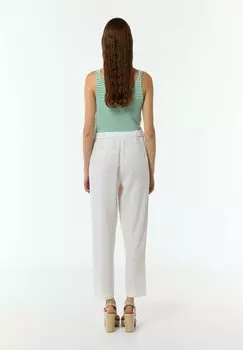 Брюки MIT GUMMIZUG comma casual identity, белый