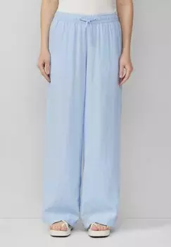 Брюки MIT GUMMIZUG UND WEITEM BEIN QS, светло-голубой