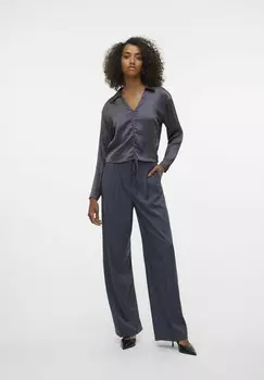 Брюки MIT VMRITA MITTLERE TAILLE Vero Moda, темно-серый