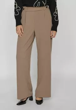 Брюки MIT WEITEM BEIN HIGH WAIST VILA, бежевый