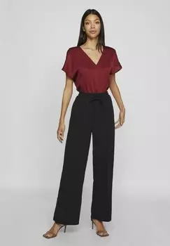 Брюки MIT WEITEM BEIN WAIST VILA, антрацит