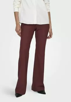 Брюки MIT WEITEM BEINSCHNITT TRAVEL MITTLERE TAILLE AUSGESTELLT ONLY, темно-красный