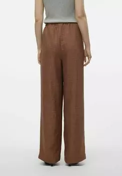 Брюки MIT WEITEM BEINSCHNITT VMMELANEY HOHE TAILLE Vero Moda, коричневый