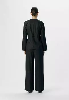 Брюки MIT WEITEM GLITZER Object, черный