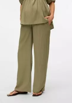 Брюки MIT WEITEM NORMAL MAMALICIOUS, зеленый