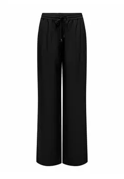 Брюки MIT WEITEM WEITER BEINSCHNITT HOHE TAILLE ONLY, черный