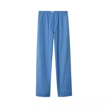 Брюки Miu Miu Poplin Pajama Pants Sapphire Blue, синий