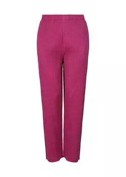 Брюки mix fine knit pleats bottom Me Issey Miyake, красный