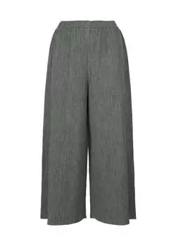 Брюки mix fine knit pleats bottom Me Issey Miyake, черный