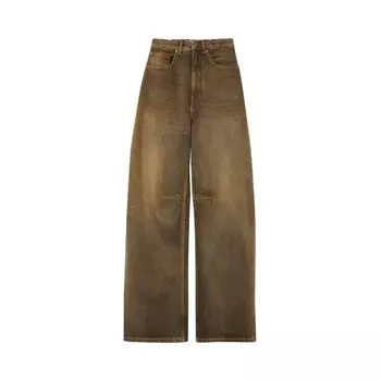 Брюки MM6 Maison Margiela 5 Pockets Long Pants Brown, коричневый