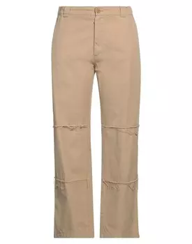 Брюки Mm6 Maison Margiela, бежевый