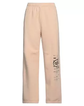 Брюки Mm6 Maison Margiela, бежевый
