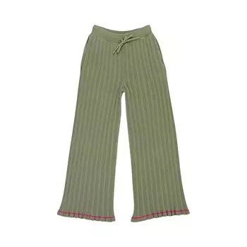 Брюки MM6 Maison Margiela Knit Pants Khaki, зеленый