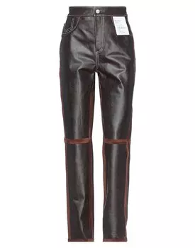 Брюки Mm6 Maison Margiela, темно-коричневый