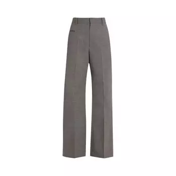 Брюки MM6 Maison Margiela Wool Tailored Pants 'Dark Grey Melange', серый