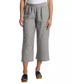 Брюки Mod-o-doc Cropped Wide Leg Pants, цвет Washed Ebony/Natural