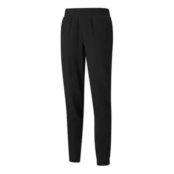 Брюки modern basics logo pants 'black' Puma, черный