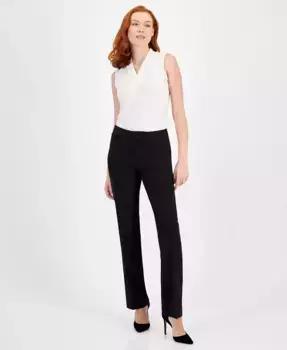 Брюки Modern Dress с би-стретч Anne Klein, черный
