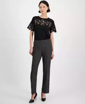 Брюки Modern Dress с би-стретч Anne Klein, серый