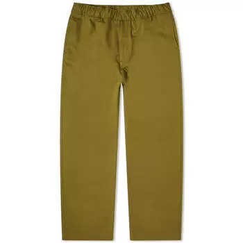Брюки Moncler Cotton Drawstring, зеленый
