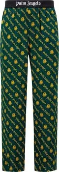 Брюки Moncler Genius Pants 'Green/Yellow', зеленый