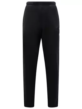 Брюки Moncler Logo sweatpants, черный