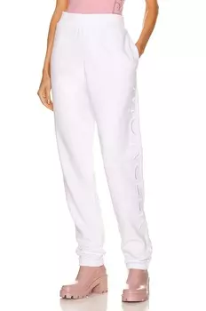 Брюки Moncler Matt Black Jogger, белый